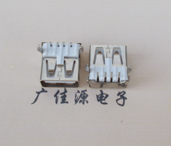 永州USB AF母座 LCP 耐高温250度280度 环保白胶芯