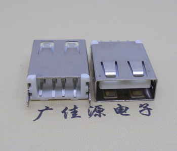 永州USB AF立式 直插 加长款17.5MM 大电流3A插座