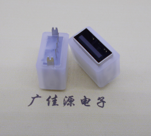 永州USB连接器接口 10.5MM防水立插母座 鱼叉脚