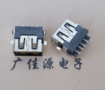 永州 USB母座 贴片沉板3.5/4.9 直口/卷口铜壳/铁壳