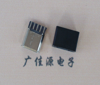 永州麦克-迈克 接口USB5p焊线母座 带胶外套 连接器