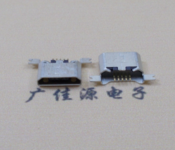 永州MK USB B Type 沉板0.9母座后两脚SMT口不卷边