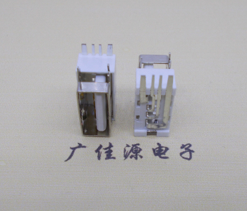 永州USB侧立式短体10.0尺寸 侧插加宽脚5A大电流插座