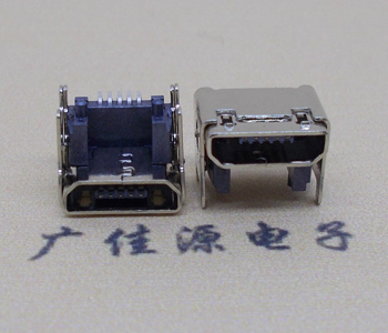 永州MICRO USB 5P母座 SMT垫高 L=4.15双壳