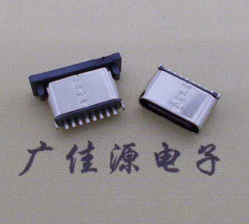 永州连接器TYPE-C8P母座直立式插座H=5.0mm