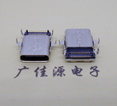 永州沉板usb 3.1 type-c24p母座双排贴板L=12.8mm