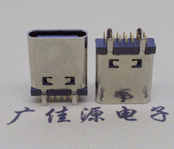 永州立式直插usb type-c14p母座长L=10.0mm