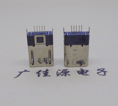 永州micro-迈克 插座 固定两脚鱼叉夹板1.0公头连接器