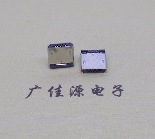 永州micro usb 5p公头 短体插板H=5.9立插