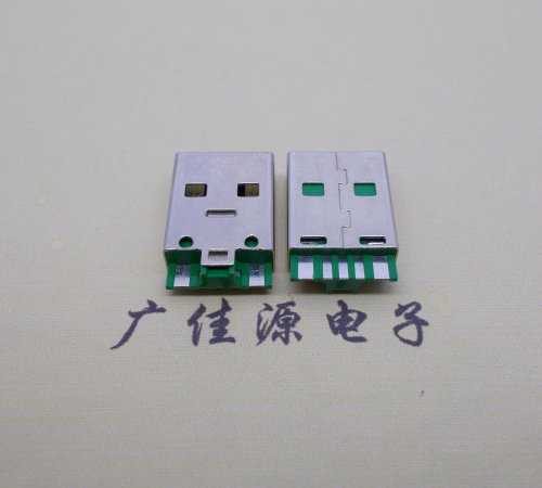 永州usb5a公头.5p焊线带ic.大电流oppo闪充