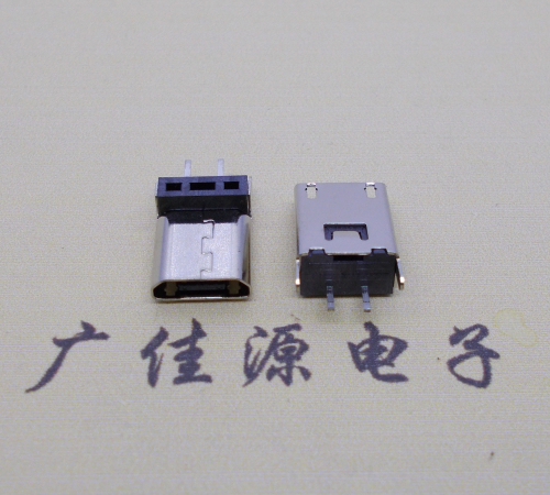 永州micro 2p直插母座无卷边180度铆合式H=9.3、10.0、10.5、11.5mm