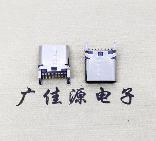 永州USB 3.1TYPE-C16Pin立贴母头座子引脚接线正负级详解
