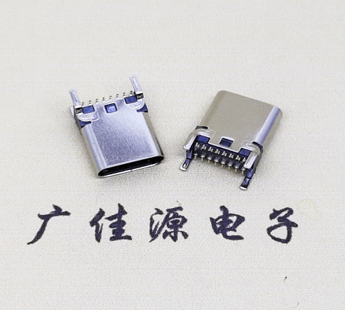 永州USB 3.1TYPE-C16Pin立贴母头座子引脚接线正负级详解